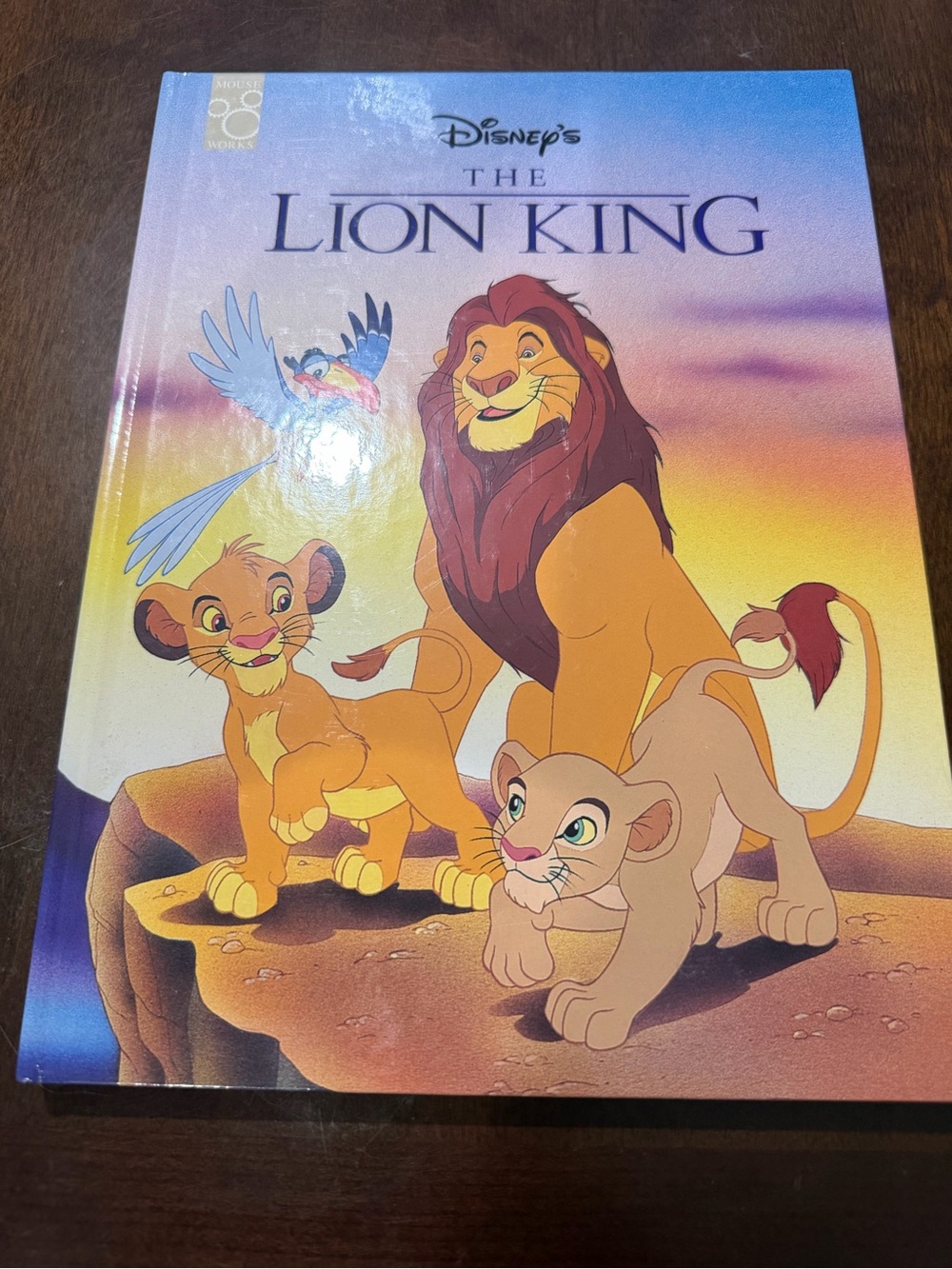 2 Walt Disney The Lion King Hardcover - Good Condition/ Disney The jungle Book